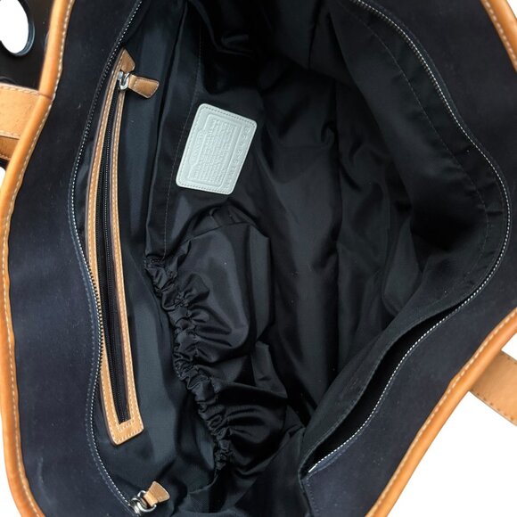 COACH 'Hampton' Diaper-Laptop Multifunction Tote Canvas Leather 5458 - Picture 4 of 11